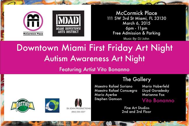 Fabulous Autism Awareness Art Night in Miami