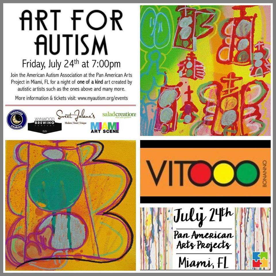 Art for Autism in Wynwood at Pan American Art Projects Gallery